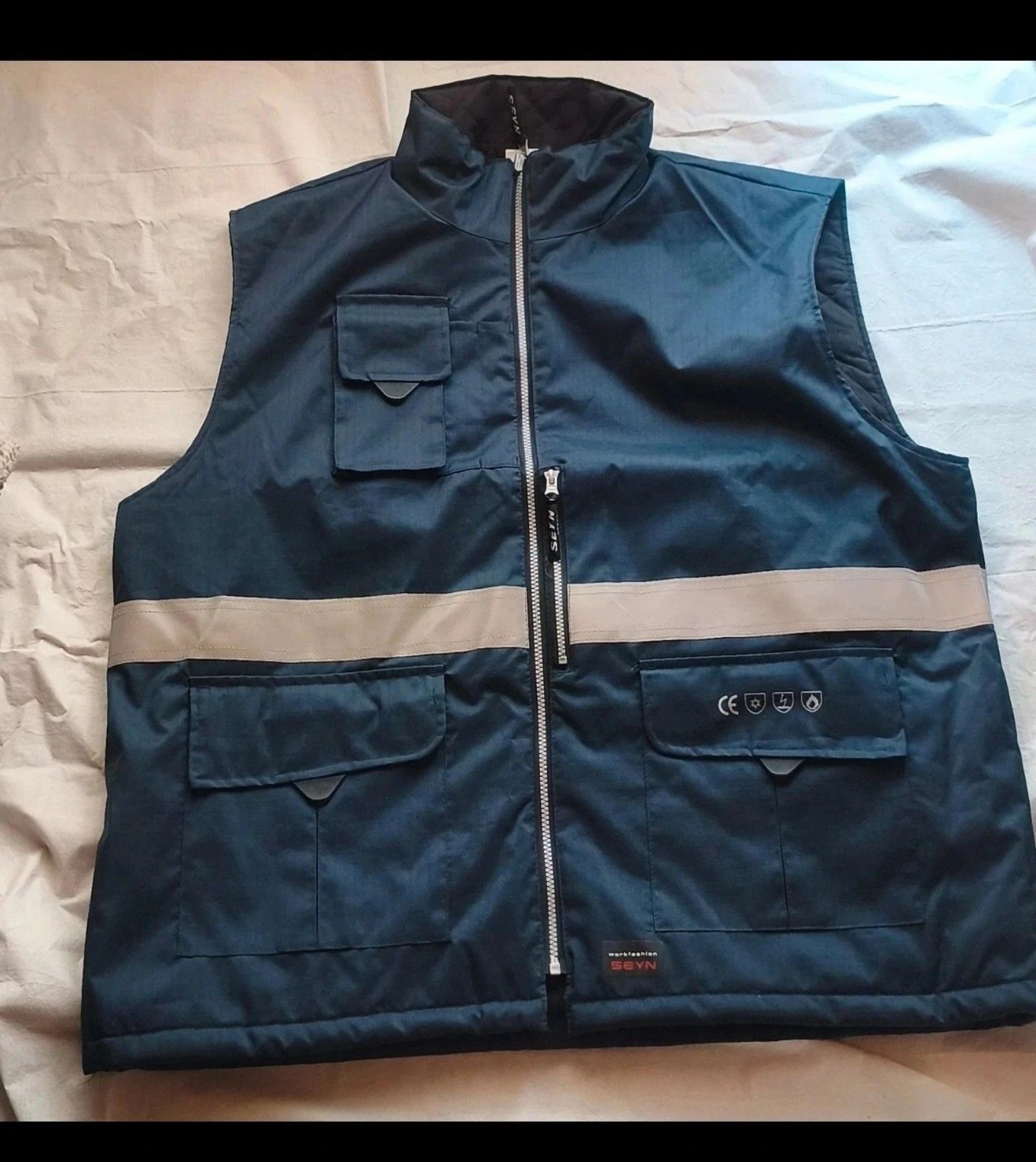 Fireproof Work Vest Size XL Homme Men Hombre – photo 2